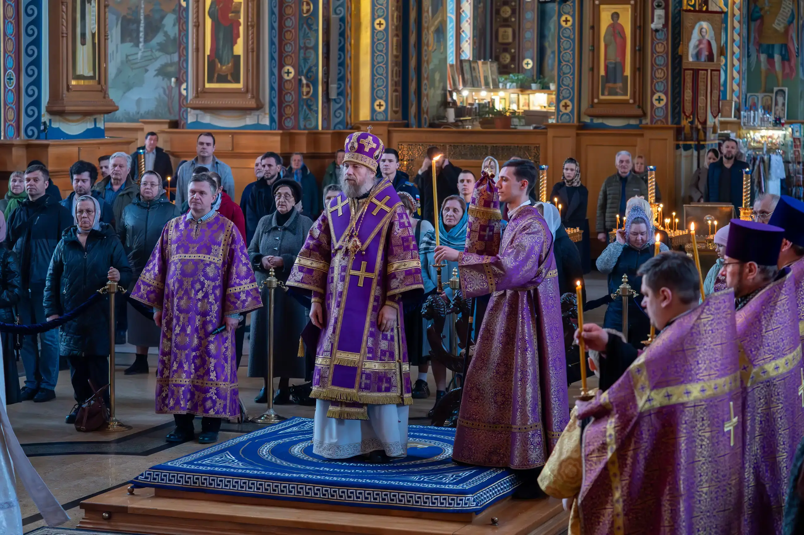 Архиерейское богослужение в канун Недели 5-й Великого поста